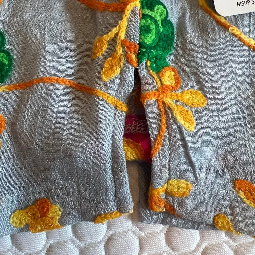 Honeydew Embroidered Siesta Sweetheart Shorts - Picture 5 of 13